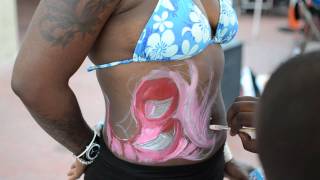 Body Paint @ The Big Cherry Festival July 31, 2011